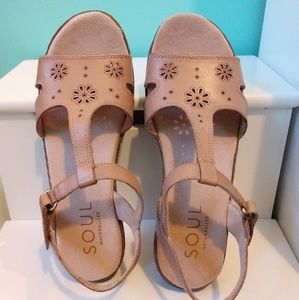 👡👡SOUL NATURALIZER leather "Brio" Sandals